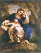 Jerzy Siemiginowski-Eleuter Madonna and Child oil painting artist